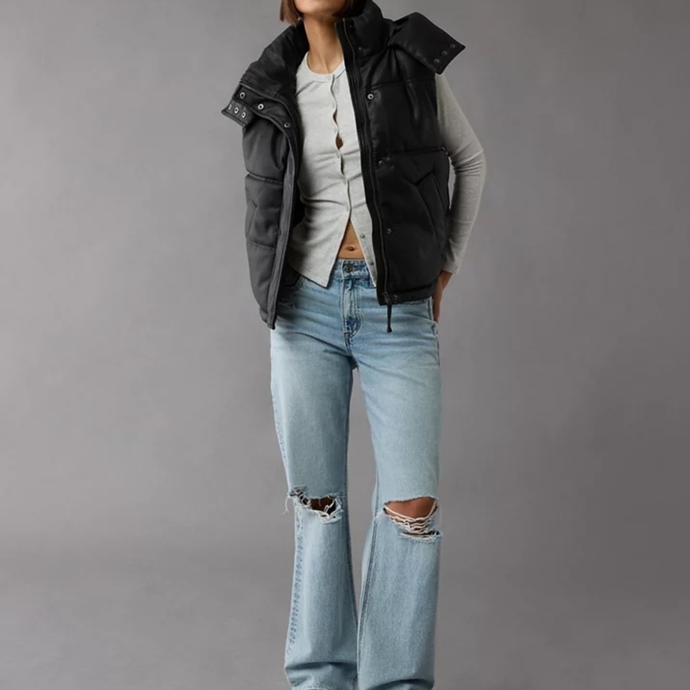 Women's black vest